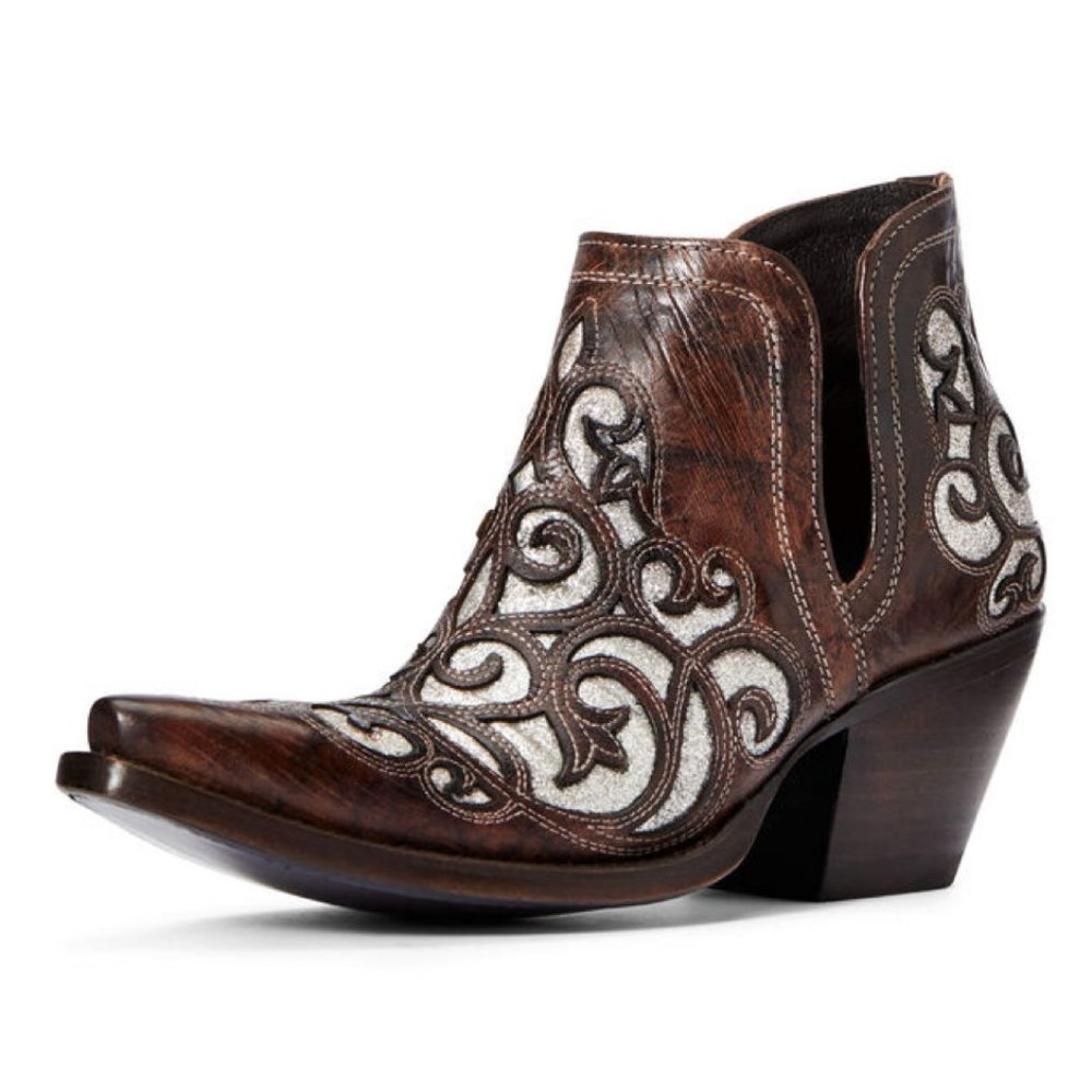 Ariat Dixon Glitter Inlay Western Bootie